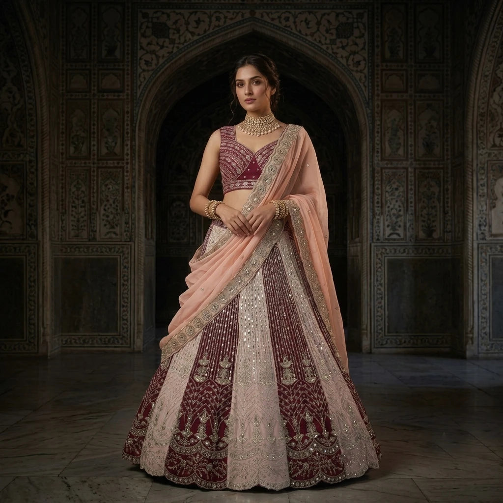 Vastra Creation's Designer Fox Georgette Lehenga Collection
